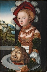 Salome mit dem Kopf von Johannes dem Täufer von Lucas the Elder Cranach