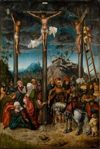 Die Kreuzigung, ca. 1506-20 von Lucas the Elder Cranach