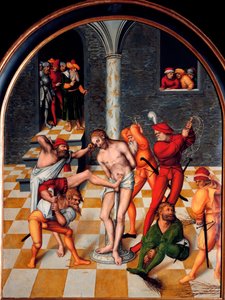 Die Geißelung Christi von Lucas the Elder Cranach