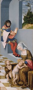 Die Heilige Sippe (sogenanntes Torgauer Altarbild) rechte Tafel
