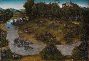 Die Hirschjagd des Kurfürsten Friedrich der Weise, ca. 1530