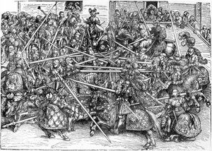 Turnier von Lucas the Elder Cranach