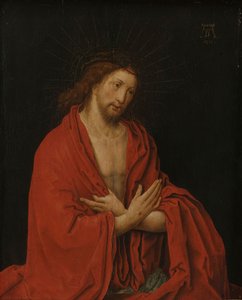 Christus mit Dornenkrone von Lucas van (after) Leyden
