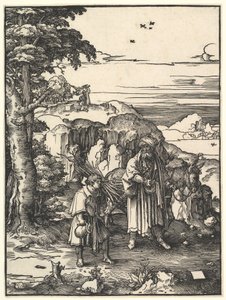 Abraham geht, um Isaak zu opfern