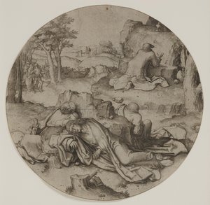Die Agonie im Garten von Lucas van Leyden