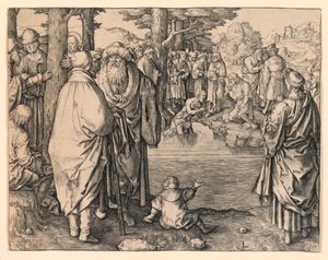 Taufe Christi von Lucas van Leyden
