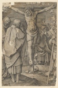 Kreuzigung, aus der Folge „Die Passion“ von Lucas van Leyden