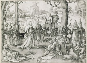 Der Tanz der Maria Magdalena von Lucas van Leyden