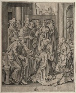 Esther vor Ahasverus, 1518
