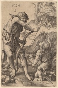 Lamech und Kain von Lucas van Leyden