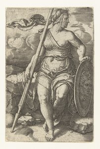 Pallas Athene von Lucas van Leyden