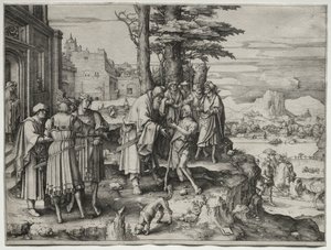 Rückkehr des verlorenen Sohnes, ca. 1510 von Lucas van Leyden