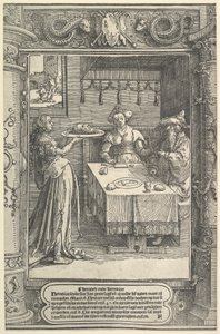 Salome mit dem Kopf von Johannes dem Täufer, ca. 1517 von Lucas van Leyden