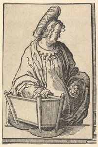 Samarische Sibylle, aus der Serie der Sibyllen, ca. 1530 von Lucas van Leyden