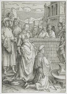 Salomos Götzendienst von Lucas van Leyden