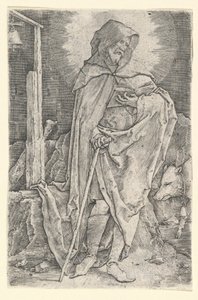 St. Antonius, ca. 1521 von Lucas van Leyden