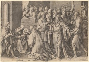 Die Anbetung der Könige von Lucas van Leyden