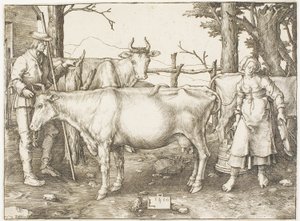 Die Milchmagd von Lucas van Leyden