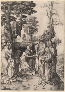 Die Auferweckung des Lazarus von Lucas van Leyden