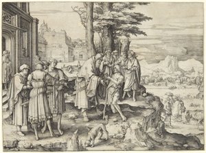 Die Rückkehr des verlorenen Sohnes von Lucas van Leyden