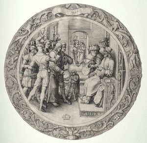 Die Runde Passion: Christus vor dem Hohenpriester