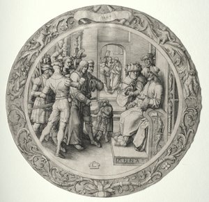 Die Runde Passion: Christus vor dem Hohenpriester, 1509