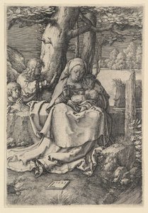 Die Jungfrau und das Kind mit zwei Engeln, 1523