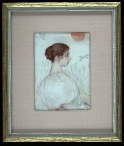 Kopf eines jungen Mädchens, ca. 1900 von Lucia Fairchild Fuller