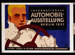 Internationale Automobil-Ausstellung, Berlin 1931 von Lucian and Rosen F. (fl.1929) Bernhard