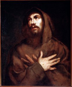 Heiliger Franz von Assisi von Luciano Borzone
