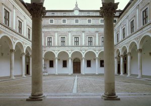 Ansicht des Cortile d