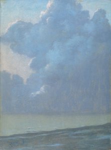 Wolken über dem Meer von Lucien Levy Dhurmer