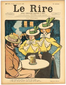 Titelblatt von „Le Rire“, Satirique en Couleurs von Lucien Metivet