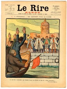 Cover von "Le Rire rouge", Satirisch in Farben von Lucien Metivet