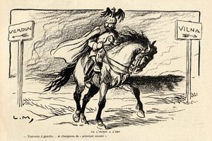 Le Rire rouge, Satirisch in Schwarz-Weiß