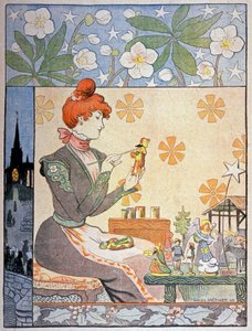 Malerei von Santons in der Provence. 1898 (Illustration)