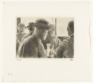 Männer in einem Café