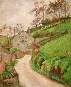 Das Haus des Wildhüters oder das Gärtnerhaus von Lucien Pissarro
