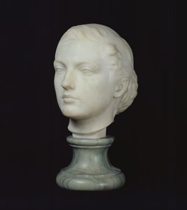 Kopf von Jane Poupelet (1878-1932) 1897 von Lucien Schnegg