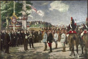 Empfang am Porte Maillot für die Marschälle Foch und Joffre, 14. Juli