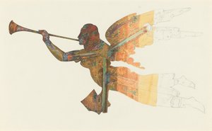 Gabriel Wetterfahne Technik, 1935-1942 von Lucille Chabot