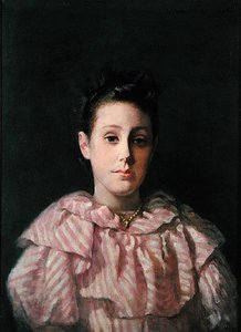 Porträt eines jungen Mädchens von Lucius Wolcott Hitchcock