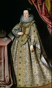 Eleanor Gonzaga (1598-1655), Ehefrau von Ferdinand II (1578-1637), Heiliger Römischer Kaiser, frühes 17. Jahrhundert von Lucrina Fetti