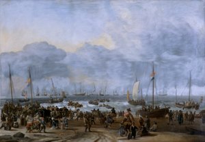 Landung von Wilhelm von Oranien in Scheveningen, 17. Jahrhundert
