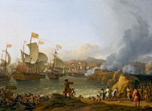 Die Schlacht von Vigo Bay von Ludolf Bakhuizen