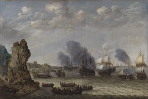 Die Vier-Tage-Schlacht, 11.-14. Juni 1666 von Ludolf Bakhuizen