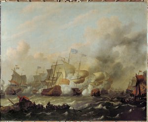 Letzte Seeschlacht im Holländisch-Englischen Krieg
