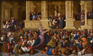 Christus vertreibt die Geldwechsler aus dem Tempel