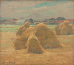 Ernte, ca. 1910 von Ludovit Cordak