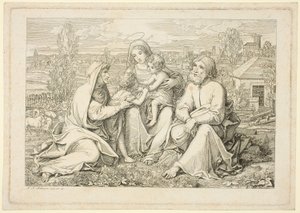 Die Heilige Familie von Ludwig Ferdinand Schnorr von Carolsfeld